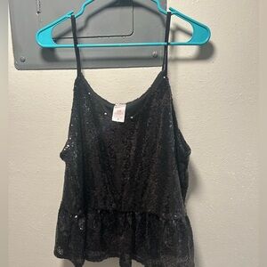 Black Sequin shirt